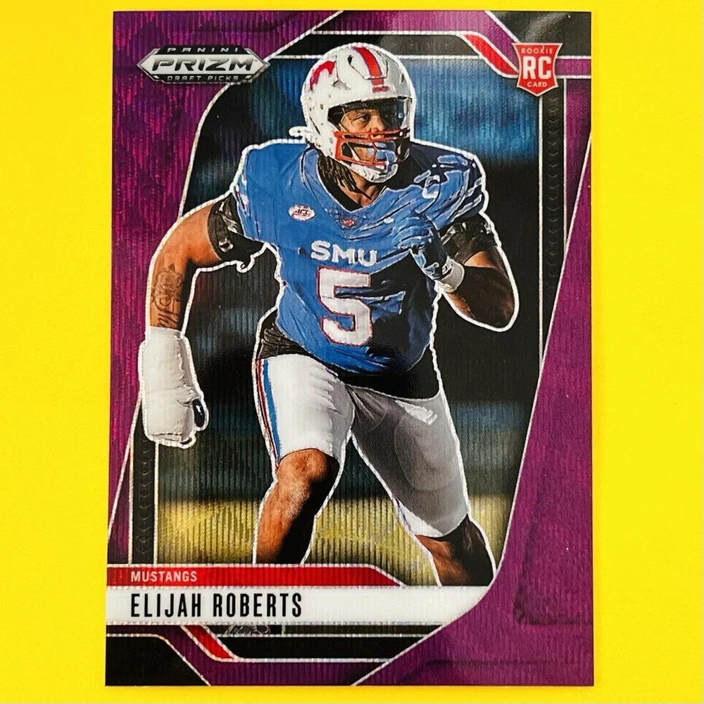 2025 Panini Prizm Draft Picks‎ Elijah Roberts RC Purple Wave Rookie